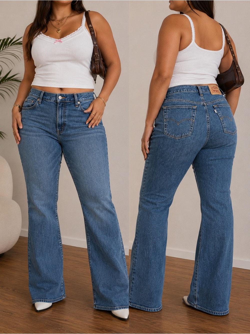 Levi's Mid Blue Boot Cut Jeans